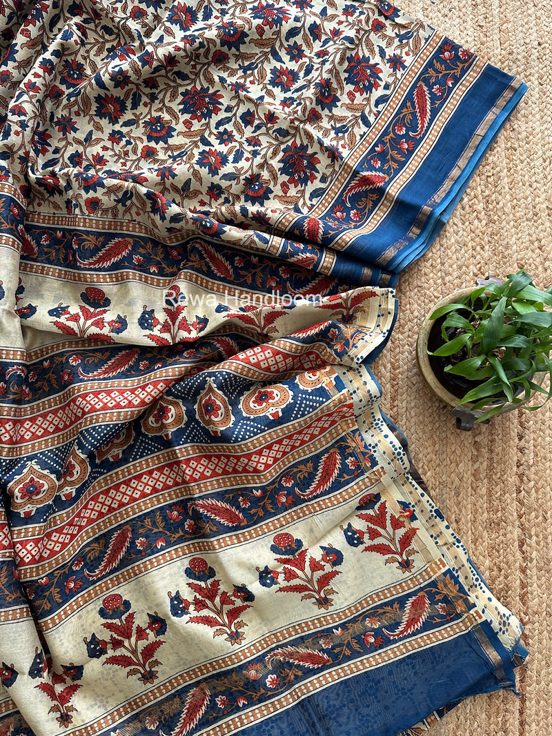  Chanderi Silk Printed Saree