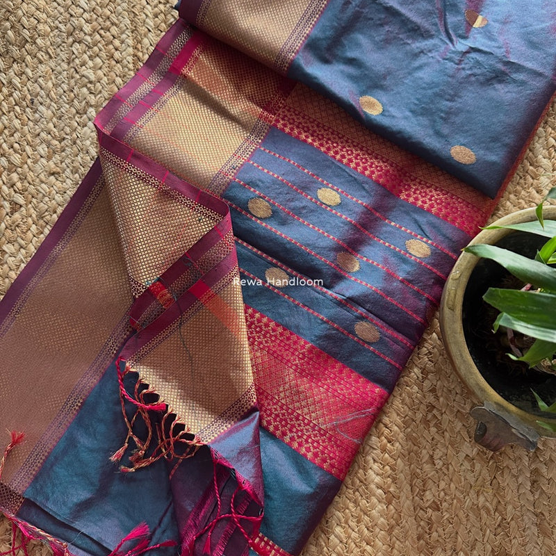 Maheshwari Pure Silk Saree