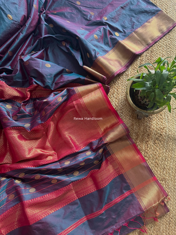 Maheshwari Pure Silk Saree