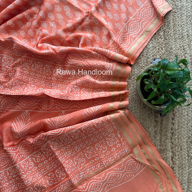  Chanderi Silk Printed Saree