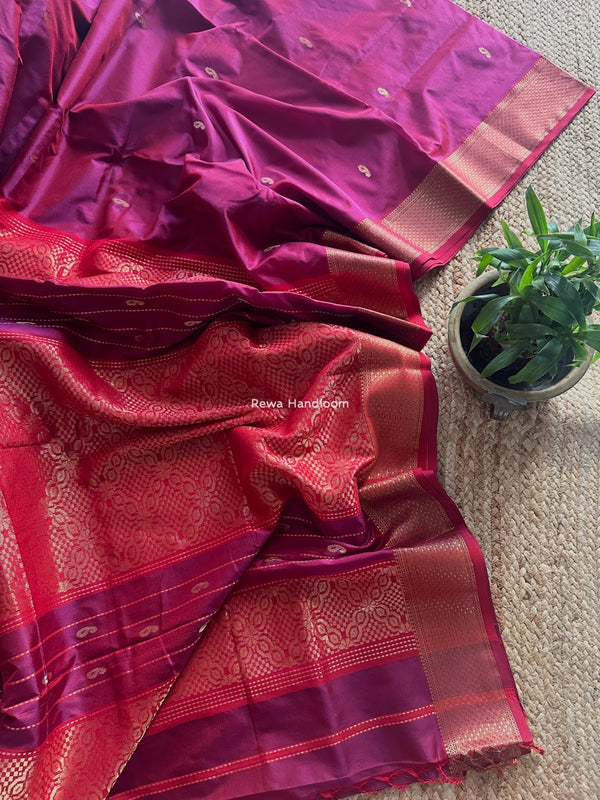 Maheshwari Pure Silk Saree