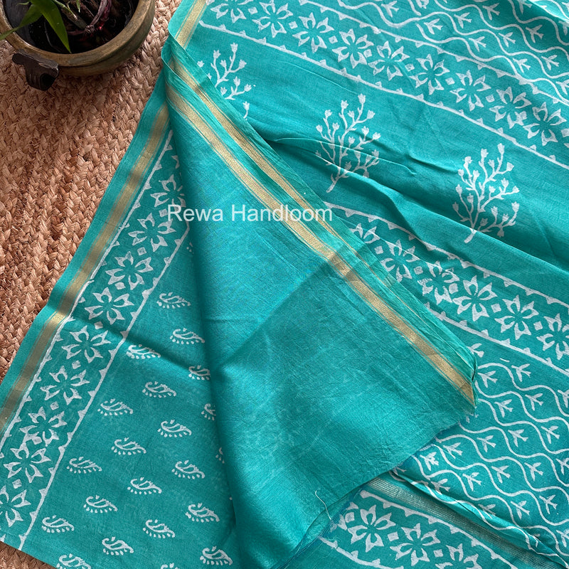  Chanderi Silk Printed Saree
