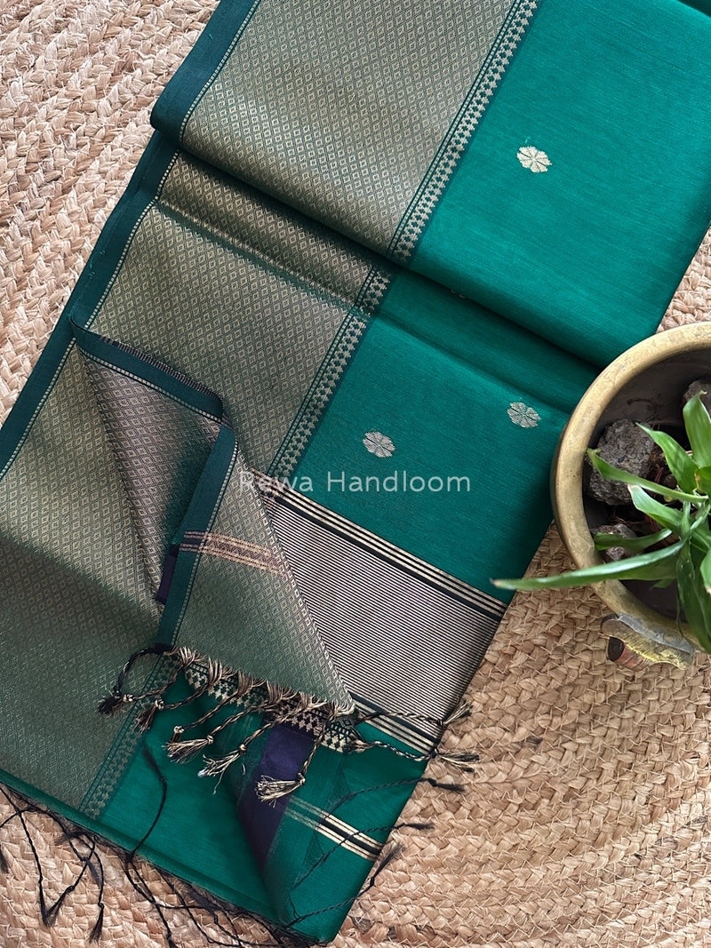 Maheshwari Zari Skirt Butti Saree