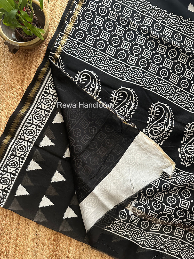  Chanderi Silk Printed Saree 