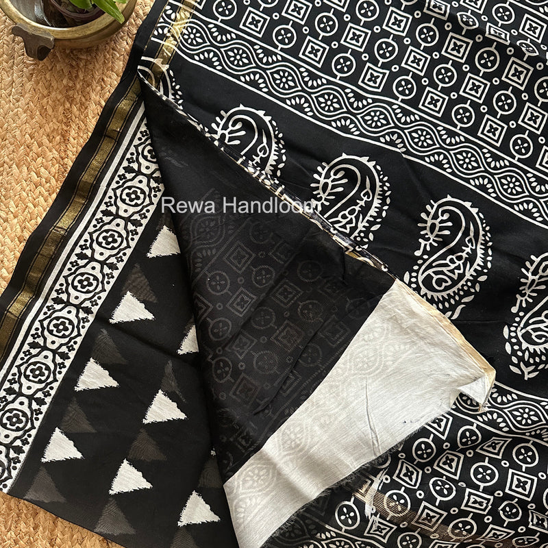 Chanderi Silk Printed Saree 