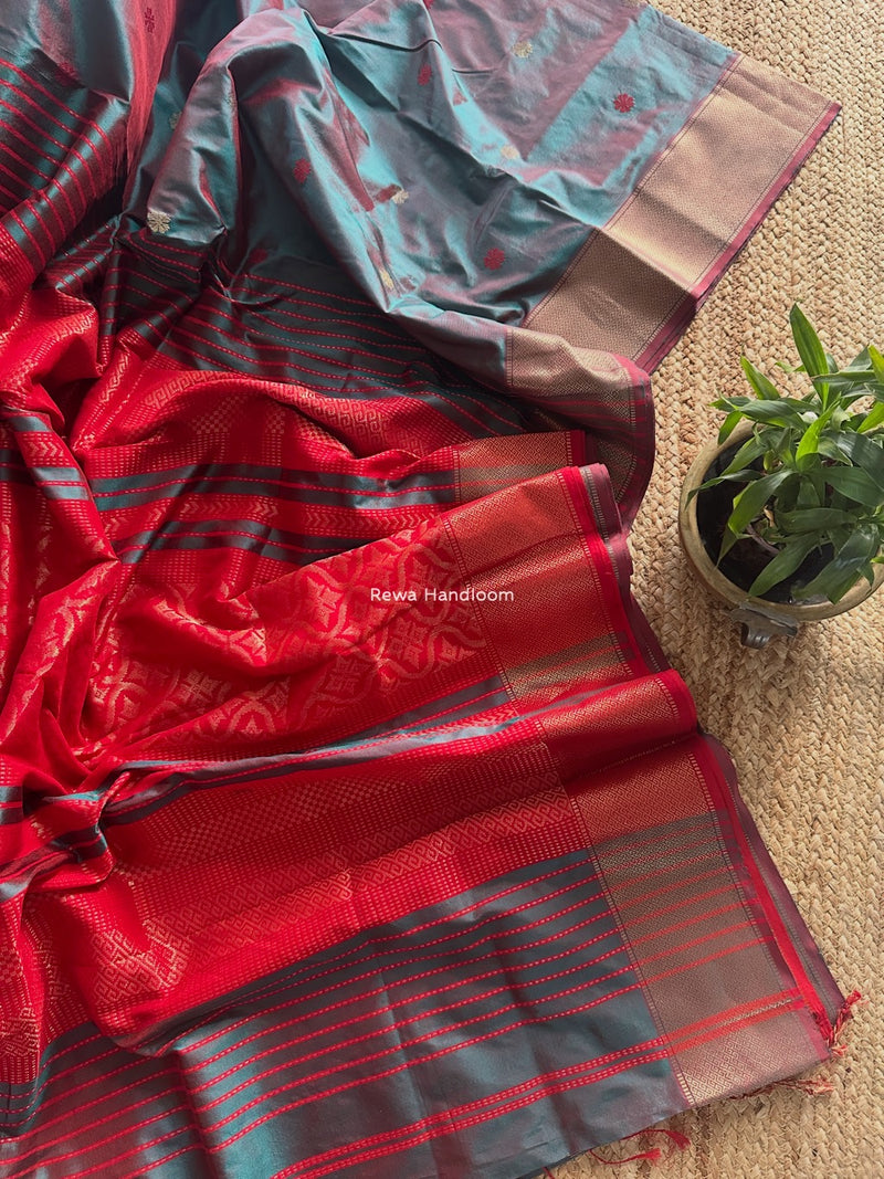 Maheshwari Pure Silk Saree