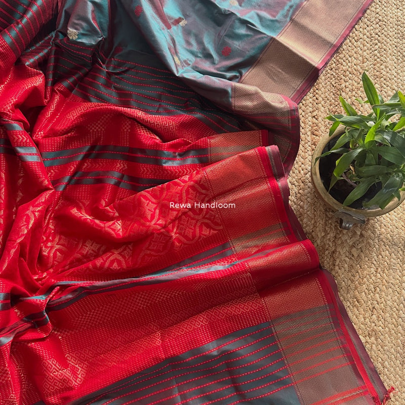 Maheshwari Pure Silk Saree
