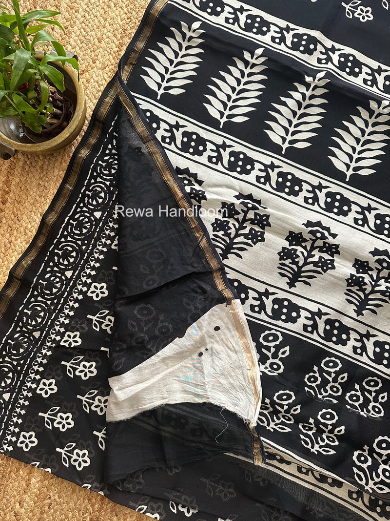  Chanderi Silk Printed Saree