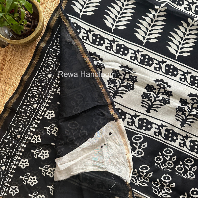  Chanderi Silk Printed Saree