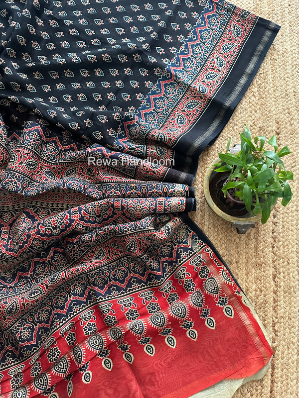  Chanderi Silk Printed Saree