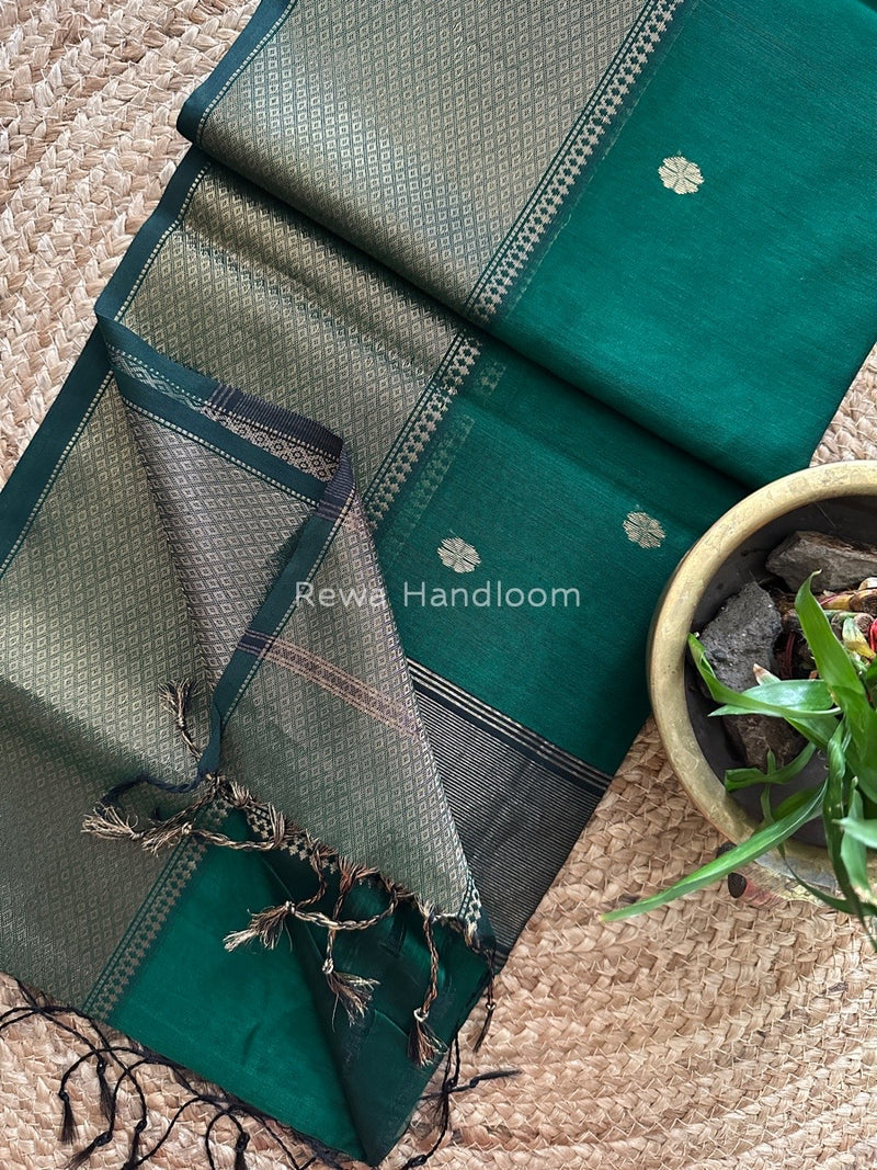 Maheshwari Zari Skirt Butti Saree
