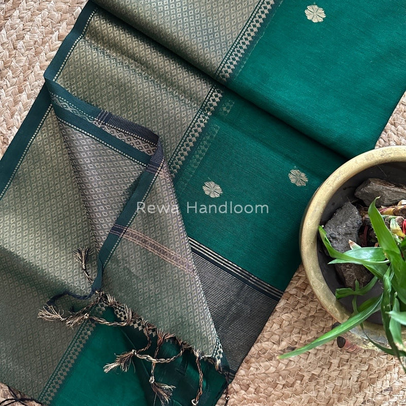 Maheshwari Zari Skirt Butti Saree