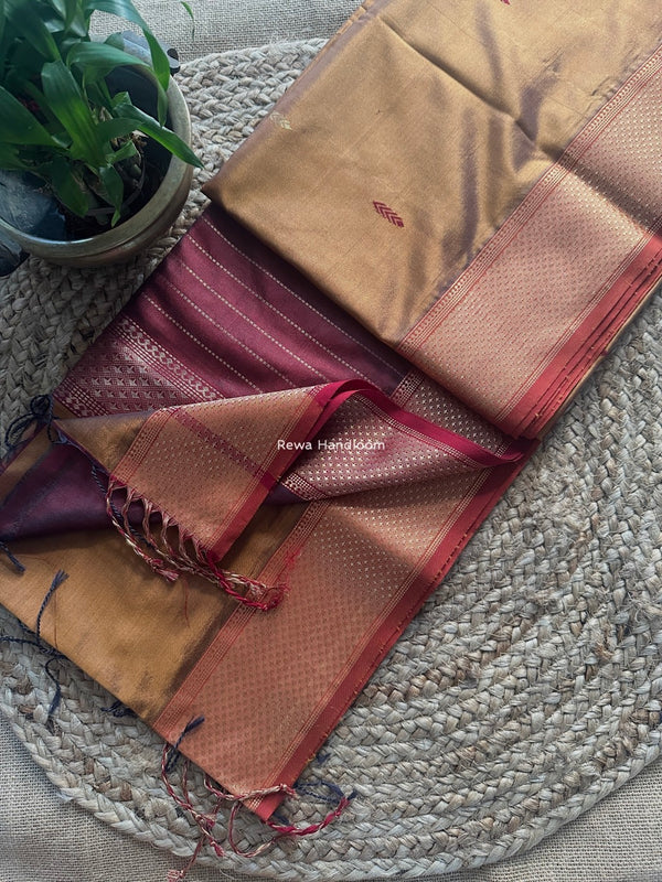 Maheshwari Pure Silk Saree
