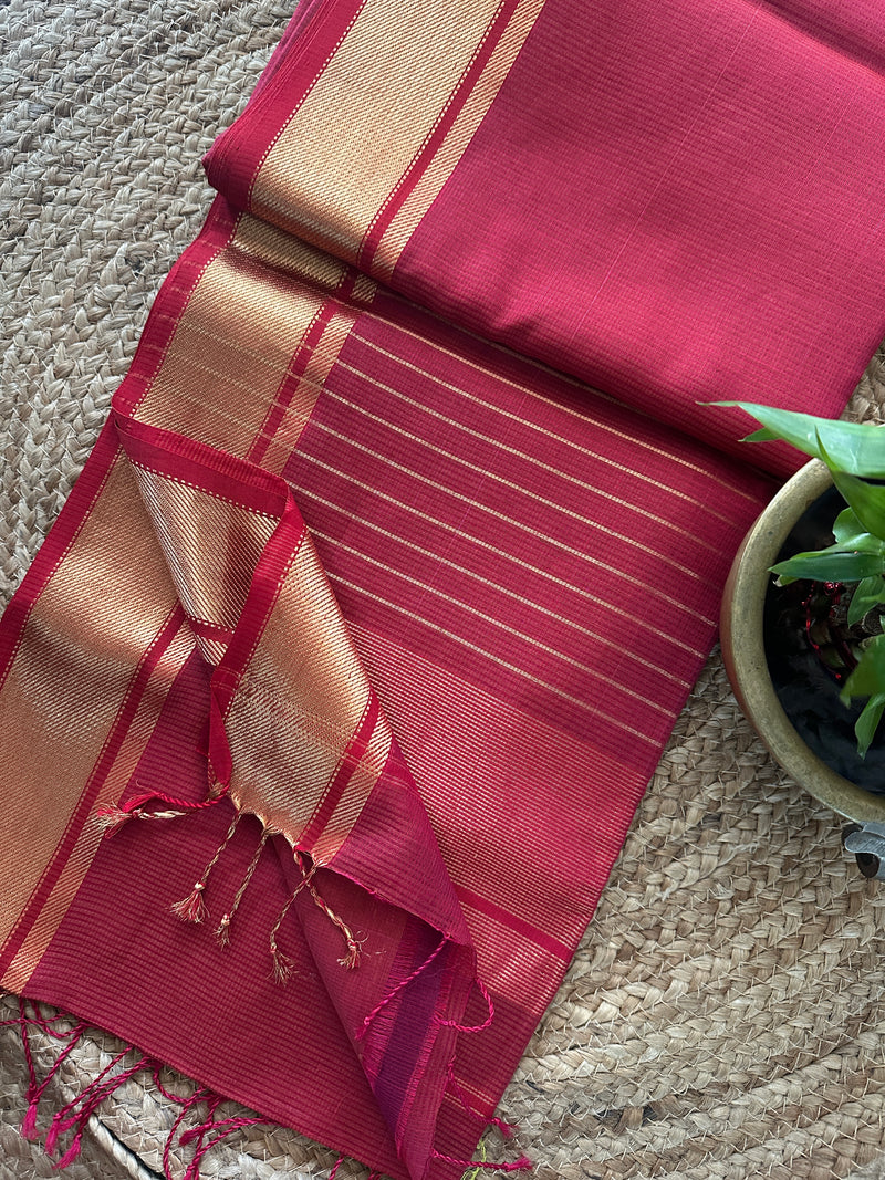 Maheswari Self Checks Saree 