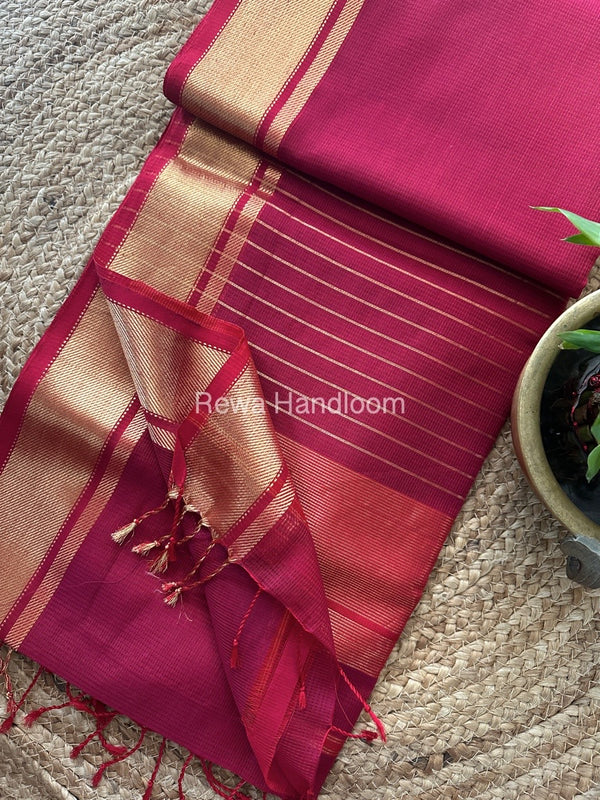  Maheswari Self Checks Saree