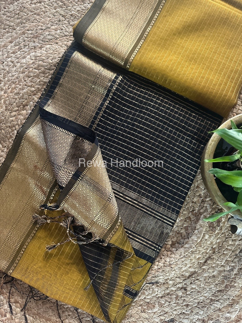 Maheshwari Zari Linning Saree