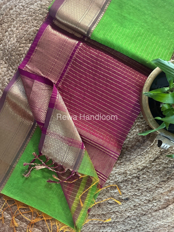 Maheshwari Zari Linning Saree 