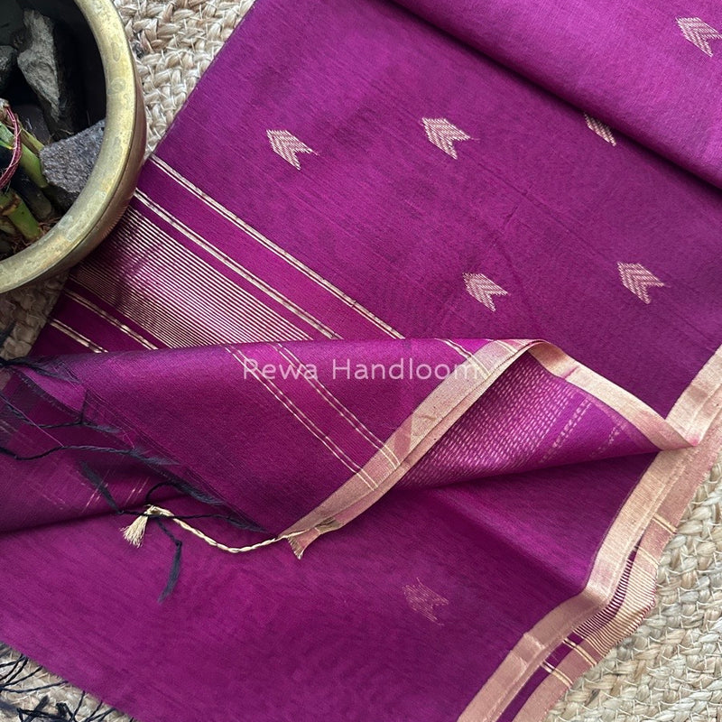  Zari Butti Maheshwari Saree
