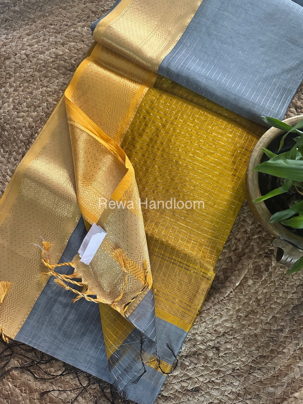 Maheshwari Zari Linning Saree