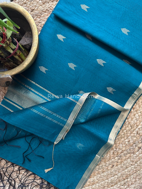  Zari Butti Maheshwari Saree