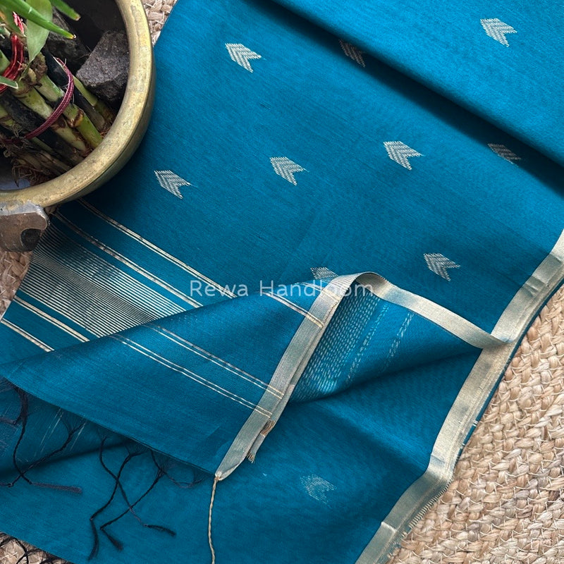  Zari Butti Maheshwari Saree