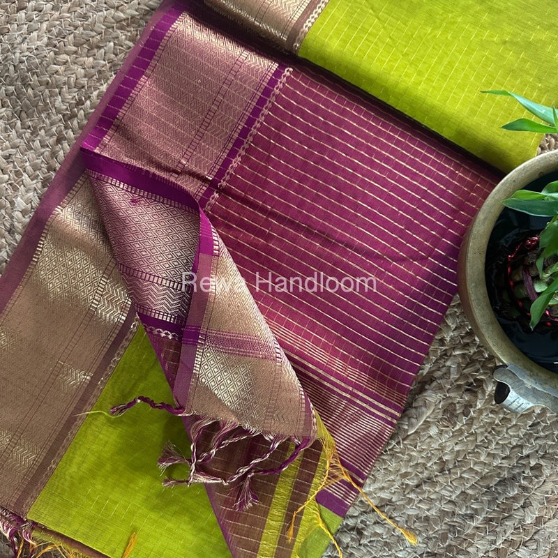 Maheshwari Zari Linning Saree 