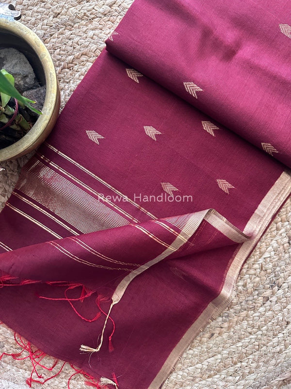  Zari Butti Maheshwari Saree