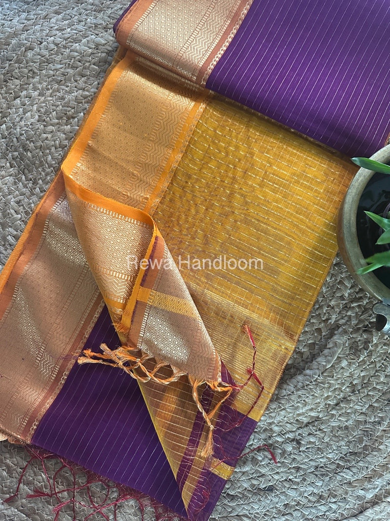 Maheshwari Zari Linning Saree