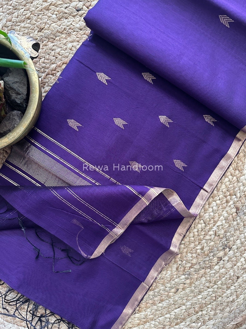  Zari Butti Maheshwari Saree