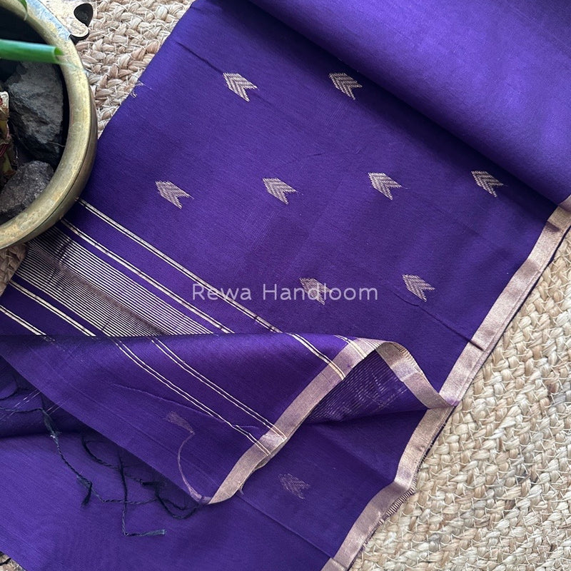  Zari Butti Maheshwari Saree