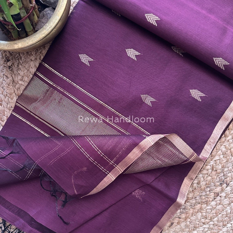  Zari Butti Maheshwari Saree