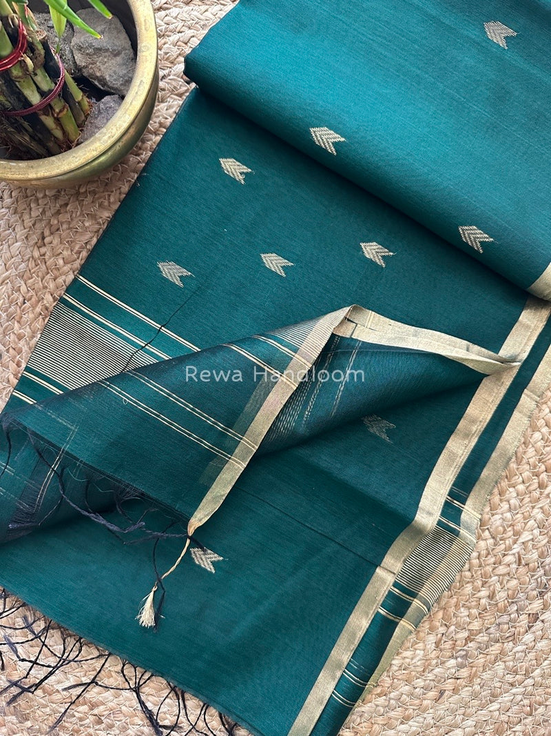 Zari Butti Maheshwari Saree