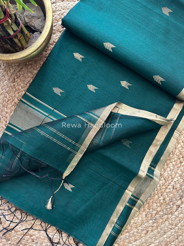  Zari Butti Maheshwari Saree