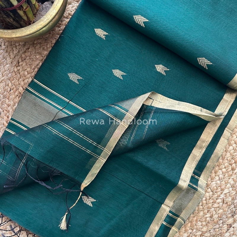  Zari Butti Maheshwari Saree