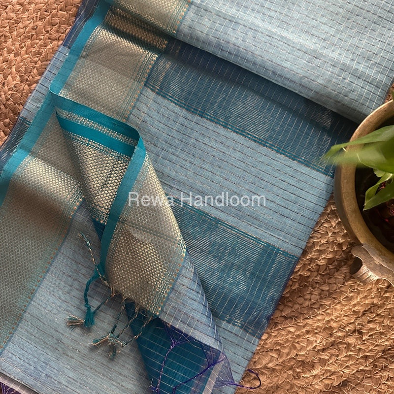 Maheshwari Zari Checks Saree