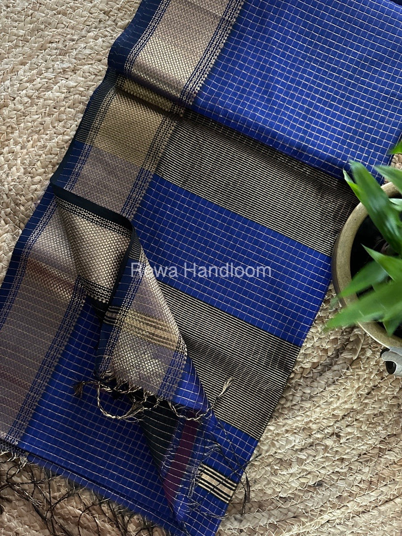 Maheshwari Zari Checks Saree