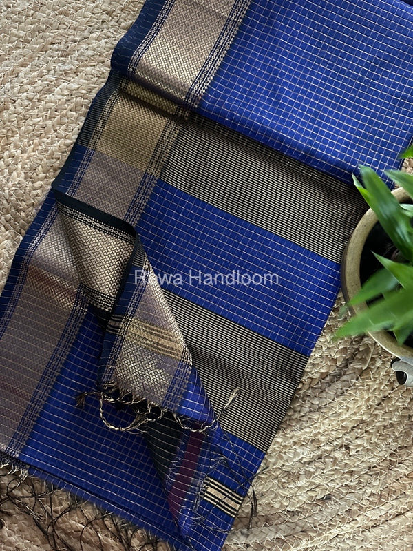 Maheshwari Zari Checks Saree