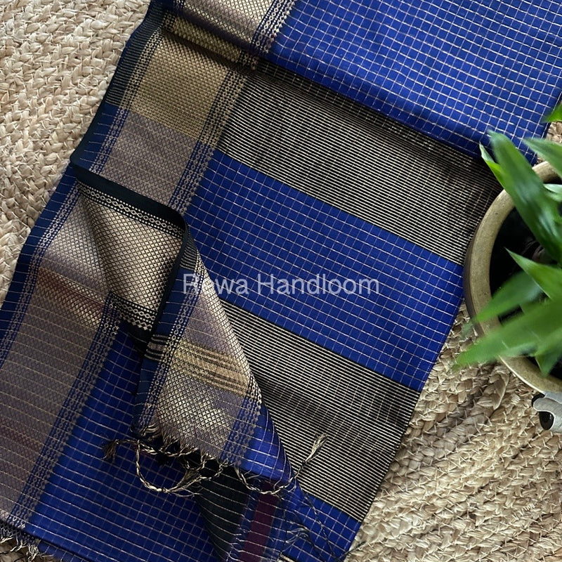 Maheshwari Zari Checks Saree
