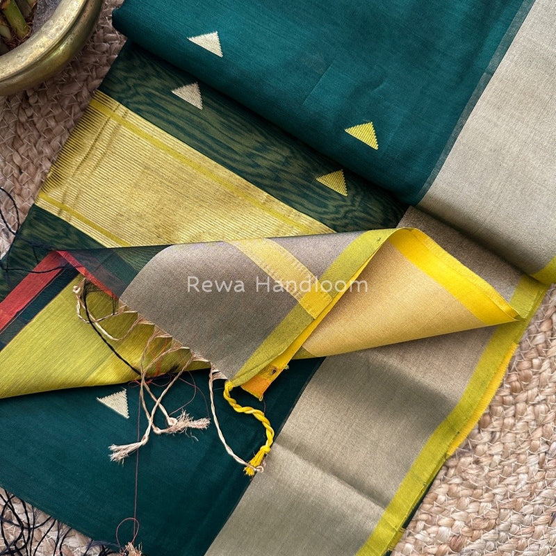  Zari Butti Maheshwari Saree