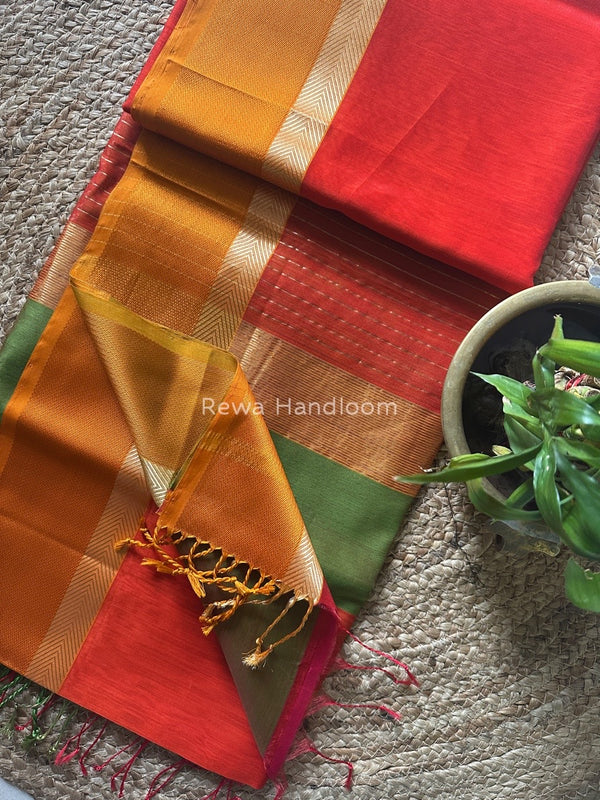 Ganga Jamuna Maheshwari Saree
