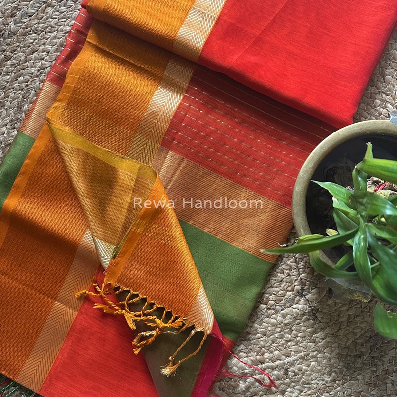 Ganga Jamuna Maheshwari Saree