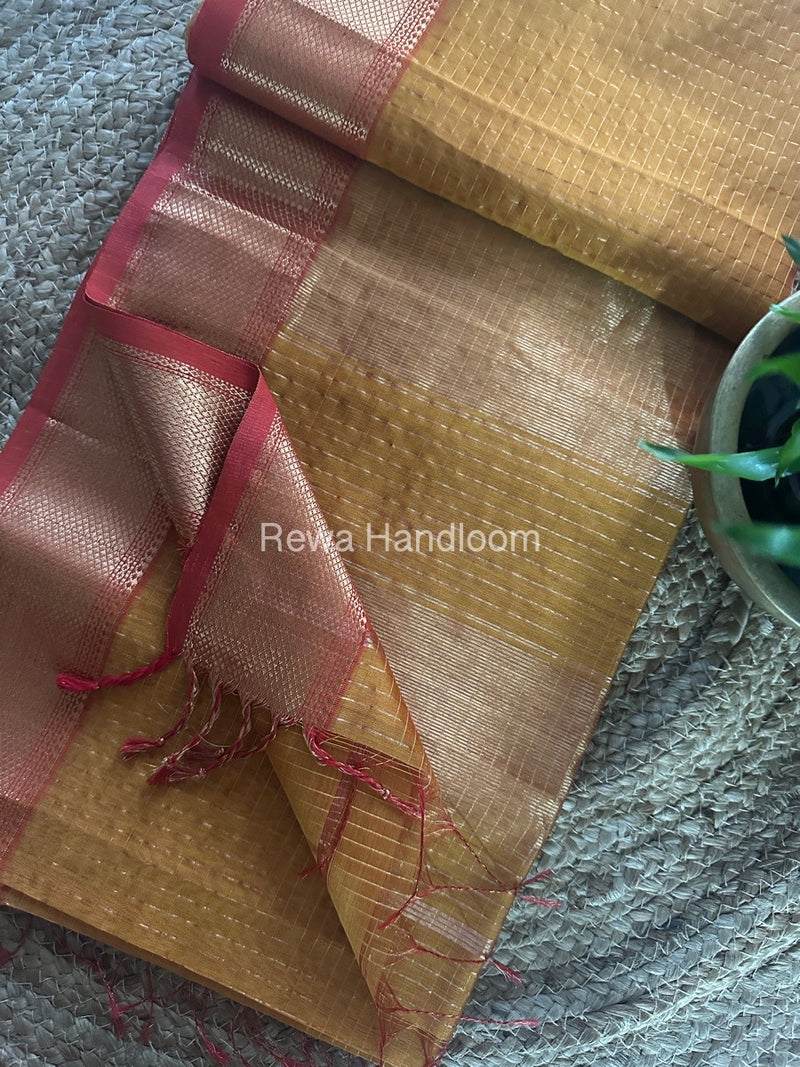 Maheshwari Zari Checks Saree