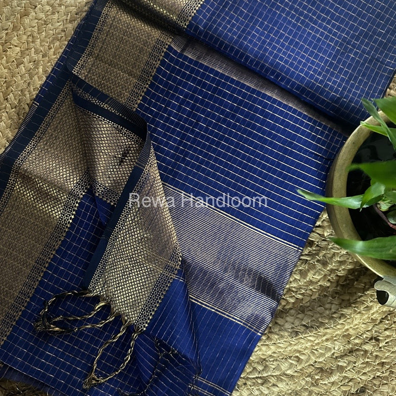 Maheshwari Zari Checks Saree