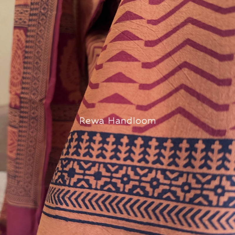 Bagh Print Cotton Suit 