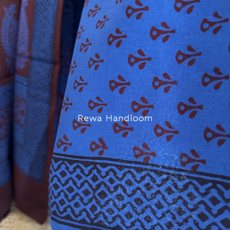 Bagh Print Cotton Suit