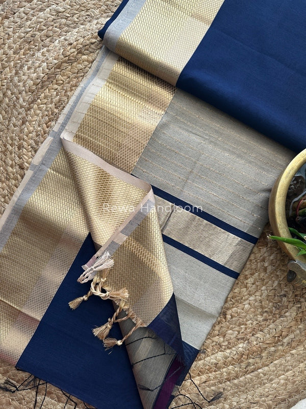Maheshwari Resham Thread Border Saree