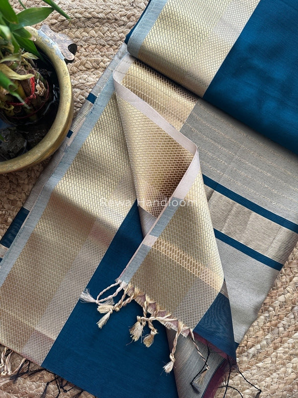 Maheshwari Resham Thread Border Saree