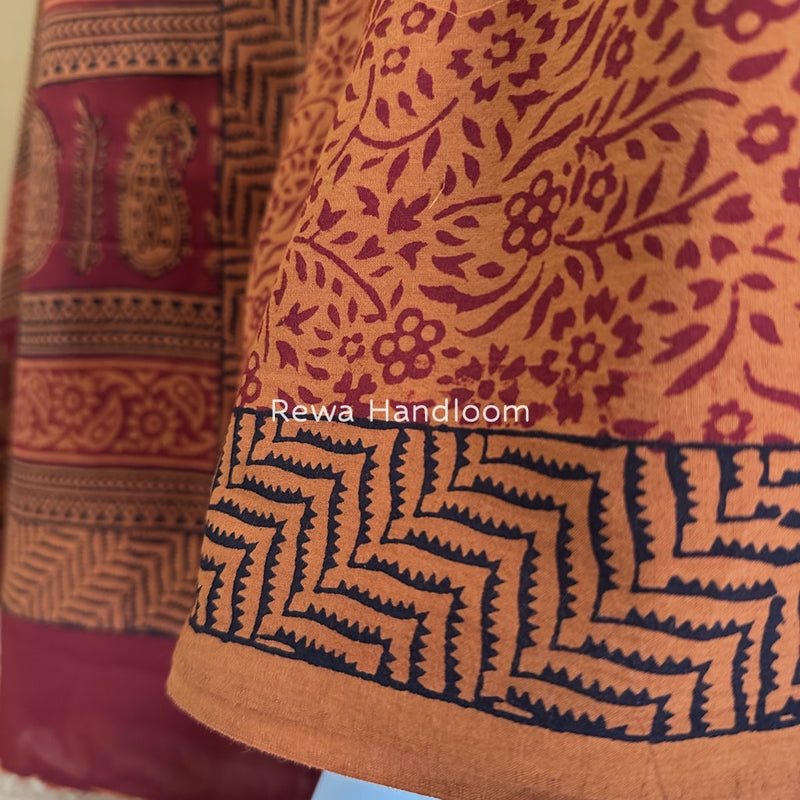 Bagh Print Cotton Suit