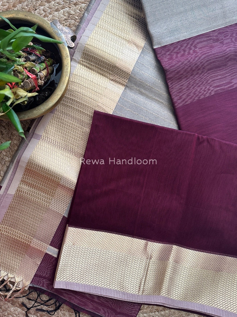 Resham Thread Border Saree