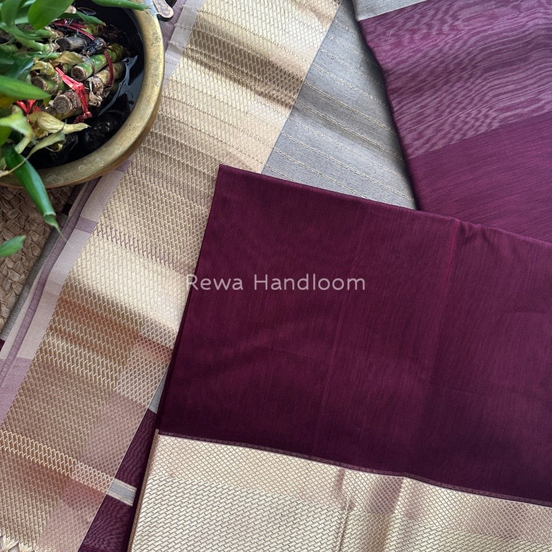  Resham Thread Border Saree